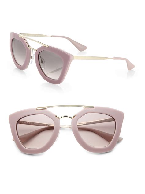 prada sunglasses pink lenses|crystal pink prada glasses.